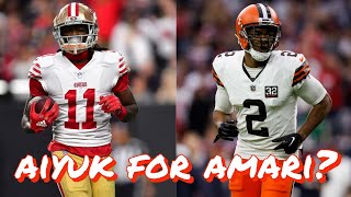 Will the 49ers Trade Brandon Aiyuk for Browns WR Amari Cooper [upl. by Uon197]