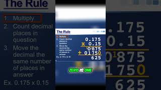 Learn Multiplying Decimals Easily  Step by Step [upl. by Nollad]