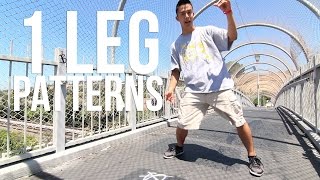 How to Breakdance  1 Leg Patterns  Top Rock Basics [upl. by Ardnuyek]