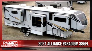 2021 Alliance Paradigm 385FL Full Time Front Living Luxury Camper 5th Wheel Southern RV McDonough GA [upl. by Assener]