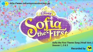 Sofia the First Theme Hindi Vers Season 1 2 amp 3 with Lyrics [upl. by Imoen]