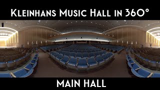 Kleinhans Music Hall in 360  Main Hall [upl. by Iclek]