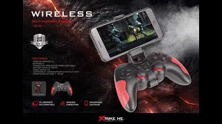 Xtrike Me GP50 Wireless Gamepad  Unboxing Video [upl. by Adnilab]