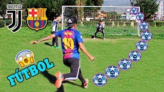 JUVENTUS vs BARCELONA ¡Epic Retos de Futbol ⚽️ [upl. by Atrebla]