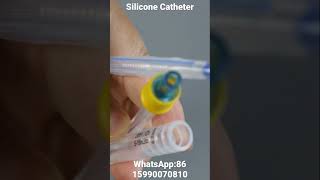 Silicone Foley Catheter For Hospital Use [upl. by Nylodnarb]