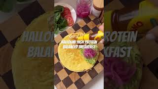 High protein balanced breakfast idea easyrecipe weightloss wholefood healthyeating viralvideo [upl. by Ailgna]