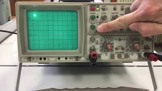 Réglage dun oscilloscope [upl. by Anoyi688]