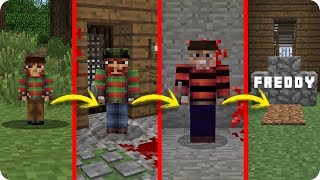 FREDDY KRUEGER VS LA VIDA EN MINECRAFT  SI EL CICLO DE VIDA EXISTIESE EN MINECRAFT [upl. by Yelkrab]