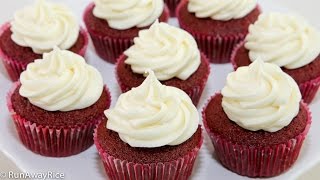 Red Velvet Cupcakes with Cream Cheese Frosting [upl. by Aziram]