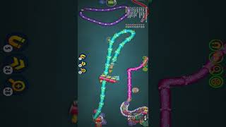 Worms Zone magic gameplay 🐍video worms Zone pro slither snake shorts short [upl. by Annaerda]