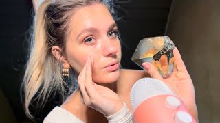 ASMR Clicky Whisper With Clinky Tapping💎 Mouth Sounds [upl. by Mosra414]