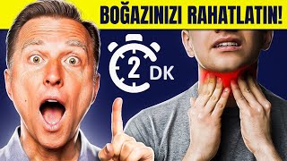 2 Dakikada Boğaz Ağrısından Kurtulma Yöntemi İlaçsız ve Doğal  Dr Berg Türkçe [upl. by Barbabra92]