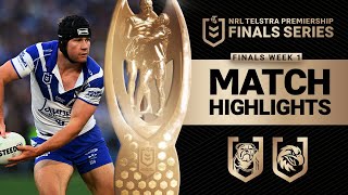 NRL 2024  Bulldogs v Sea Eagles  Match Highlights [upl. by Pettifer450]