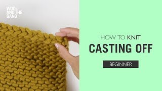 How to knit Casting Off [upl. by Marbut]