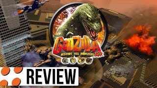 Godzilla Destroy All Monsters Melee for Xbox Video Review [upl. by Bonneau]