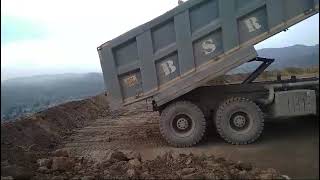 Open cast Mines DumpingUnloading Overburden Dumper  24082024 [upl. by Conney604]