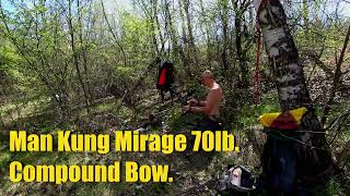 Man Kung Mirage 70lb Compound Bow [upl. by Patricia366]