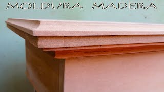 Como Hacer MOLDURA De MADERA Con Diferentes Maderas quotCarpinteriaquot  Luis Lovon [upl. by Harvison]