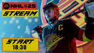 NHL 25 Live Play off mód [upl. by Nosydam]