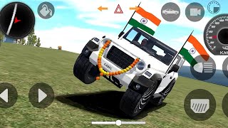 Dollar Song Modified Mahindra White Thar 😈 Indian Cars Simulator 3D  Android Gameplay Part 1 [upl. by Tedman]