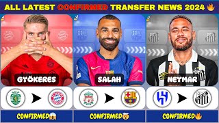 ALL LATEST CONFIRMED TRANSFER NEWS 2024 ✅🔥 [upl. by Ydolem]