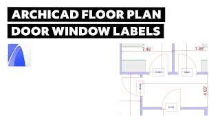 ArchiCAD Tutorial Doors windows labelings like a professional architect under 3 mins  Architecture [upl. by Nerual222]