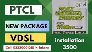 Ptcl VDSL internet New Packages 2024🇵🇰❤ [upl. by Zel]