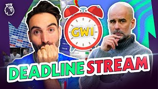 FPL DEADLINE STREAM  PRESS CONFERENCE ROUNDUP  Gameweek 1  Fantasy Premier League Tips 202425 [upl. by Eidnam]