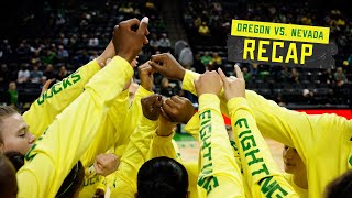 202425 Oregon Womens Basketball  Recap over Nevada [upl. by Nomi]