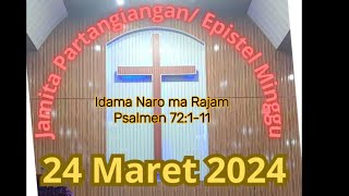 Jamita PartangianganEpistel Minggu 24 Maret 2024 Psalmen 72111 [upl. by Milburn427]