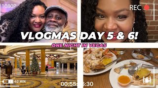 VLOGMAS Day 5 amp 6 Date Night in Vegas [upl. by Goode]