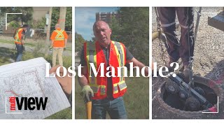 Lost Manhole Mystery Sewer Inspection w Metal Detector and EM61 Plan  multiVIEW Locates Inc [upl. by Evander]