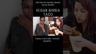 Vegan Birria Taco  shorts tacos [upl. by Assanav]