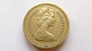 1 British Pound Coin  United Kingdom 1983 [upl. by Lenz]