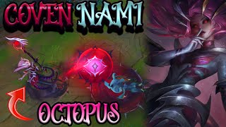 🐙😈 COVEN NAMI SUMMONS THE LEVIATHAN amp STEALS THE LEGENDARY SKIN  New Nami Skin  Erick Dota PBE [upl. by Akinirt265]