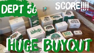 Huge Vintage Department 56 Christmas collection buyout  score department56 bolo [upl. by Lynde]