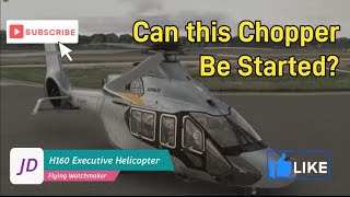 H160 Helicopter Cold Start and Flight [upl. by Evvy]