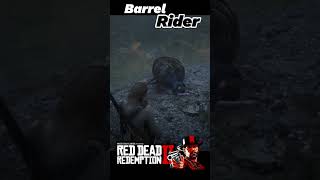 Barrel Rider  Red Dead Redemption 2 rdr2 rdr2gameplay rdr2secret gaming viralvideo [upl. by Airahcaz]