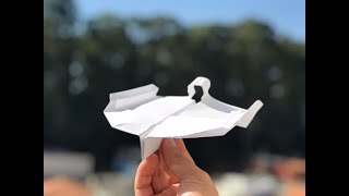 COMO FAZER AVIÃO DE PAPEL origami  dobradura [upl. by Pasia]