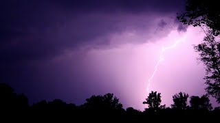 Heavy Thunderstorm Sounds  Relaxing Rain Thunder amp Lightning Ambience for Sleep  HD Nature Video [upl. by Nove163]