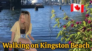 What does the city beach look like kingstoncanada beach [upl. by Ellesirg499]