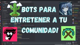 Recopilaciones de Bots  Diversión  Discord  Tutoriales Elraccion [upl. by Shaffert]