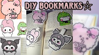 DIY bookmarks How to make bookmarksCute bookmarksMake super cute bookmarks [upl. by Oz]