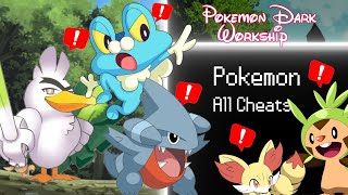 Pokemon Dark Workship All Cheats [upl. by Rebane]