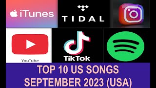 Top US Songs SEP 2023Z Bryan Doja Cat Drake O Rodrigo SZA Gunna M Cyrus K Musgraves M Walle [upl. by Anayit]