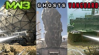 Dome Unearthed amp Radar Map Comparison COD MW3 Ghosts and Vanguard [upl. by Pros]