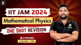 IIT JAM 2024  Mathematical Physics  One Shot revision [upl. by Nauwaj]