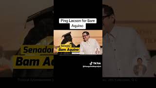 Bam Aquino perfect sanadorat ping lacson [upl. by Slade]