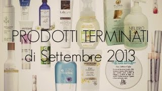 PRODOTTI TERMINATI di Settembre 2013  11 [upl. by Lukin376]