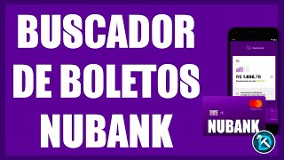 Como usar o Buscador de Boletos no Nubank [upl. by Atilal]